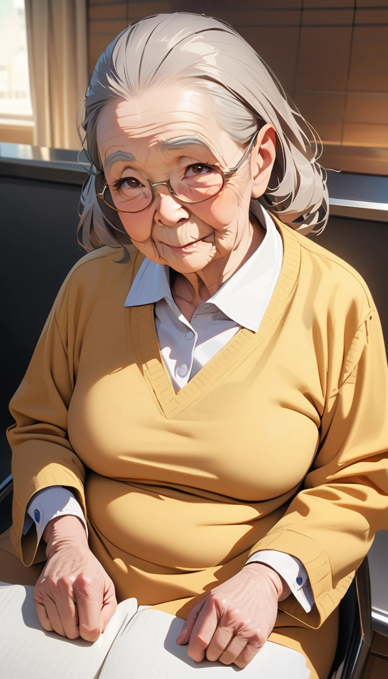 (((old woman))) , (60 years old) ,masterpiece , modern, Verism, masterpiece, super detail, best quality, 4K