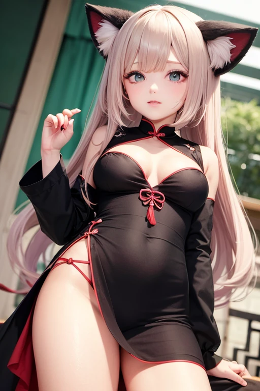 China dress, Cat ear