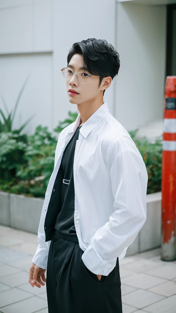 Asian alpha male in white shirt looking at camera, Shin Jinying, Kim Do-young, Paint Ulzzang, Shen Quanrui, korean men, Shin Jin Young&#39;s Aesthetics, faceเกาหลีที่น่ารัก, handsome young man&#39;face, Jaeyong Nam, beautiful eyes、Kim Taejoon, Hyungtae, Inspiration from Jong Suk Lee, Avatar, Korean artist, Jung Jae Hyo 