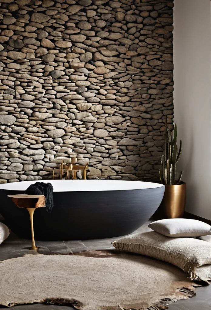 Interior decor inspired by the Stone Age