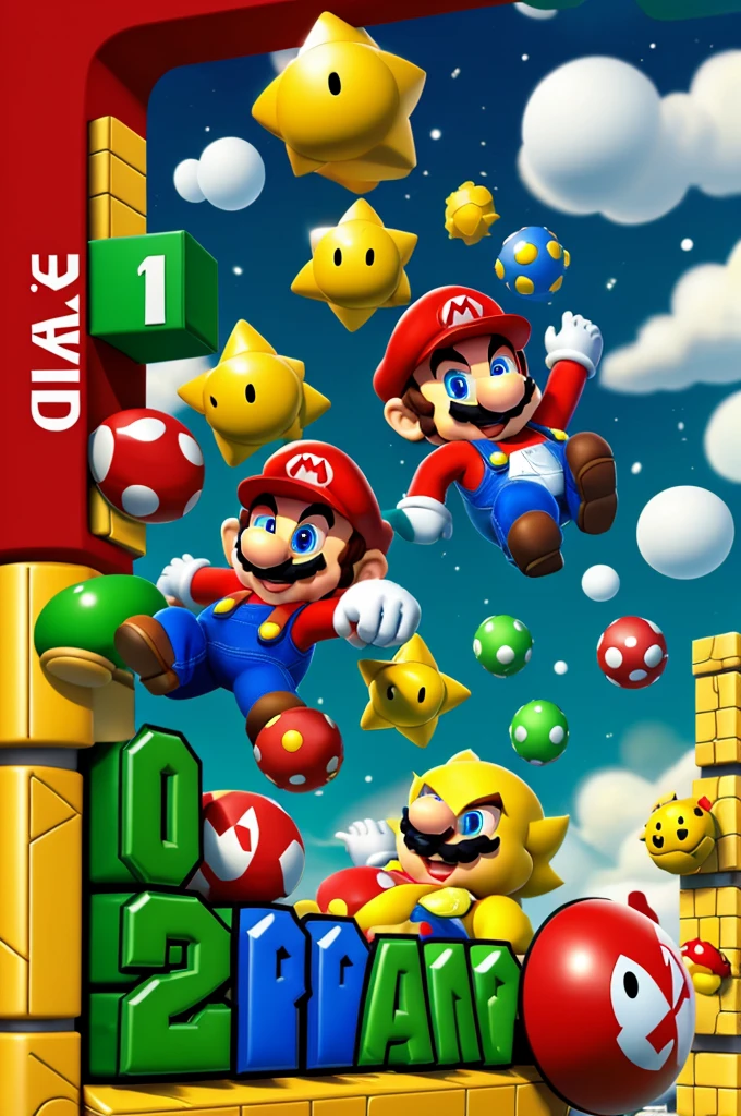 640 X 960 size super mario gaming wallpaper