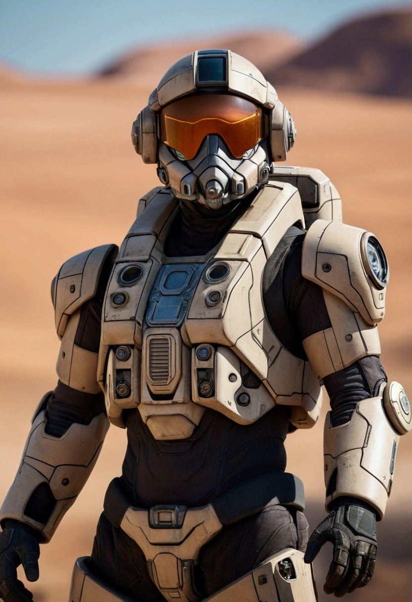 mech pilot, male, tan skin, tired, rule of thirds, high quality background, ultra detailed scenery, ultra sharp focus, perfect professional photo, fatigues