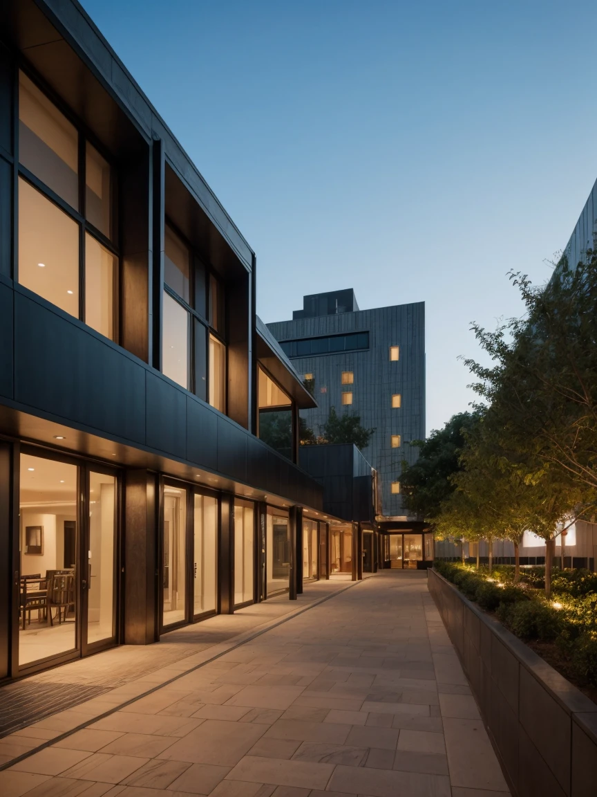 exterior of highrise hotel building, contemporary style, inspired of Norman Forster, glass with steel frame facade, 5 stars hotel design, beautiful landscape, stone pavement,cars, RAW photo, 8k uhd, dslr, soft lighting, high quality, film grain, Fujifilm XT3,masterpiece,
INFO
