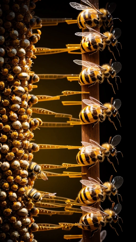 Animation of honeybee lifecycle