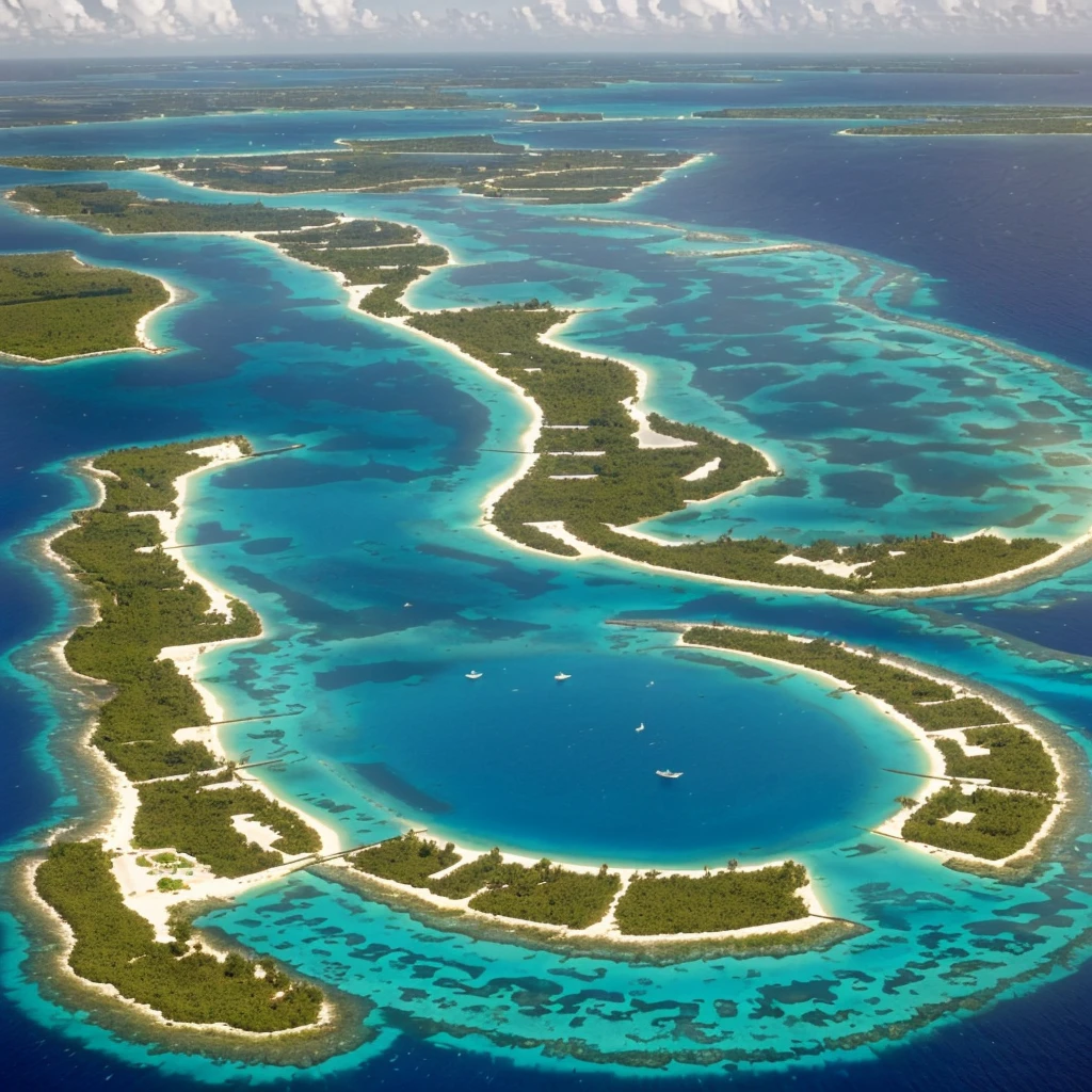 Battle of Cartonel Atoll (An Encircled big atoll with lagoon, Small village on the lagoon & The Nazis attack the village & Annexed it, Making the name changed to Wespliow Atoll in 1944)