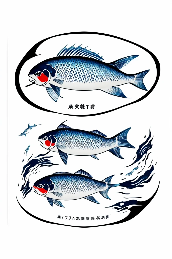 Logo marks of high-class Japanese Takifugu rubripes in Japan

 a signboard with a cool brush-like design that depicts Takifugu rubripes as if it were a stroke of calligraphy

 watercolor style

 Pretty cool
 Luxury Japanese Restaurant Logo Mark
 chic and modern design

 White background
