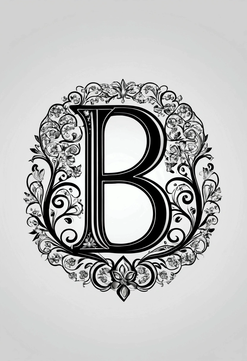 CREATE A LOGO WITH THE LETTERS bw