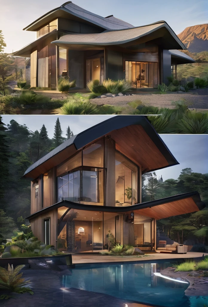 House designs inspired by the dinasours Age