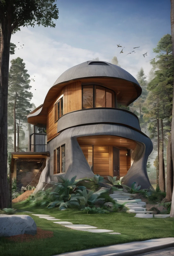 House designs inspired by the dinasours Age