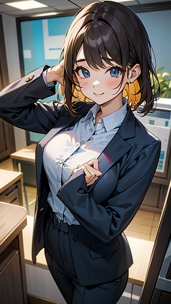 office、A cute office worker girl in a suit