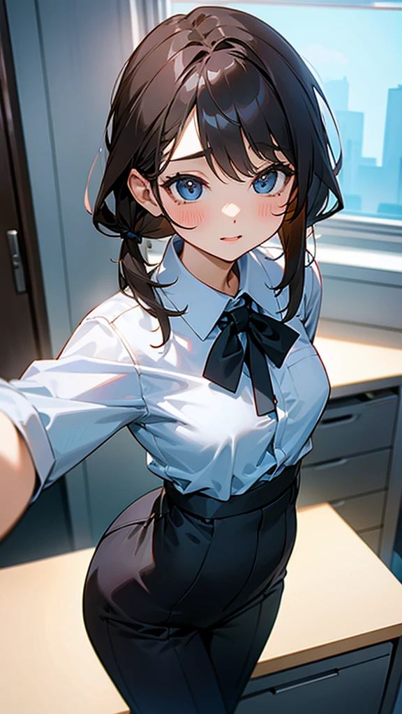 (Best quality at best, 8K, tmasterpiece:1.3),1girl,one_finger_selfie_challenge, open , wet pussyy.