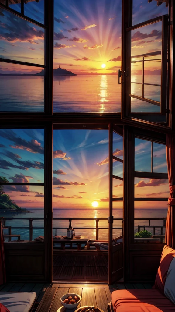 Ghibli　summer 　Enjoy the sunset view from the Western-style room