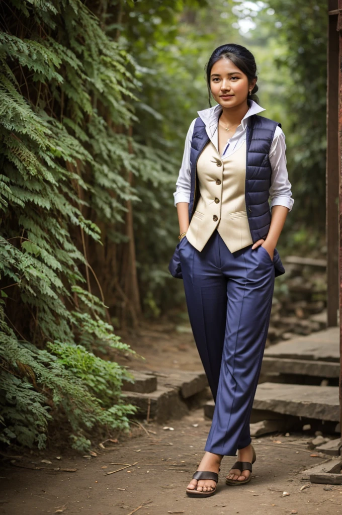 19 year nepali girl full dress (pant vest )