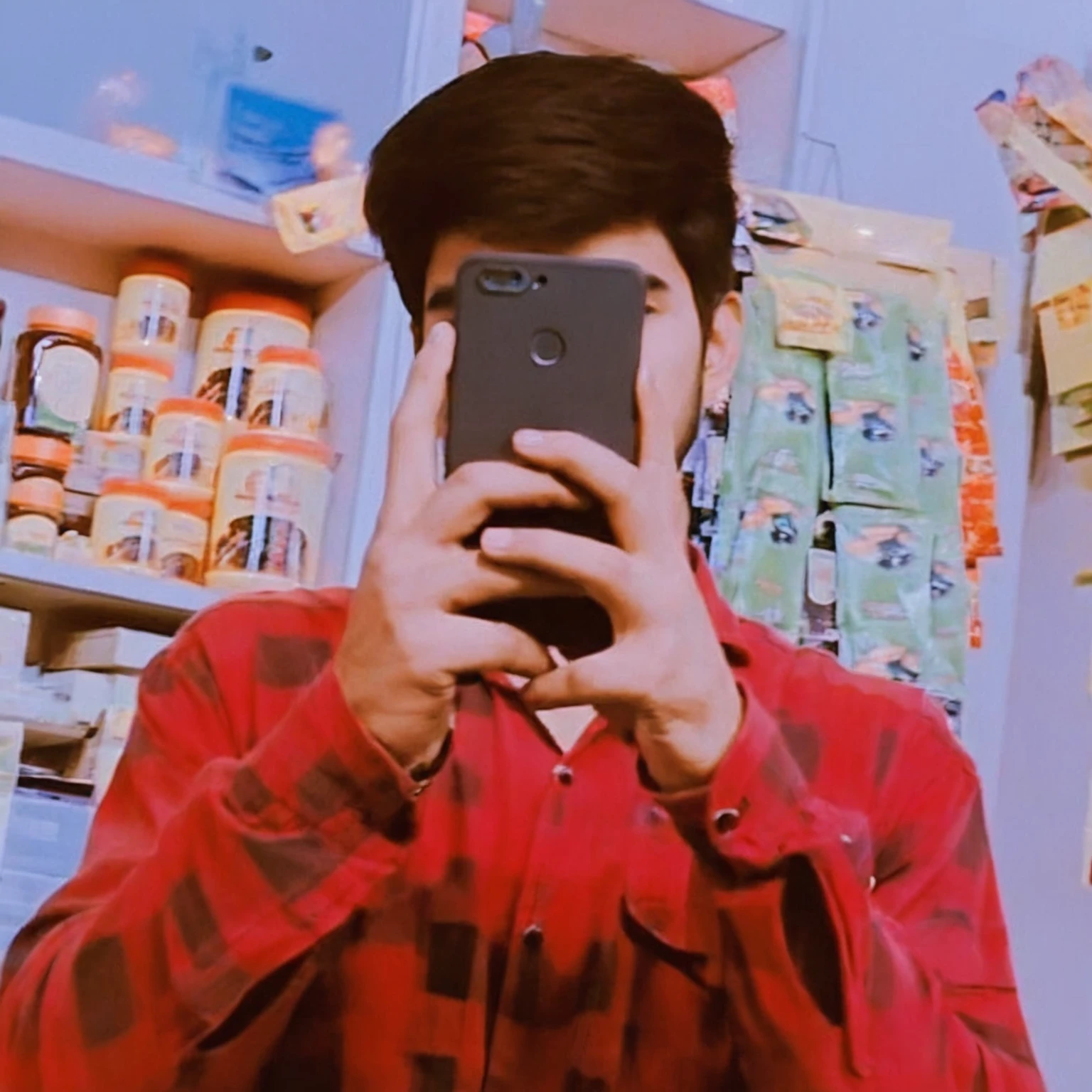there is a man taking a picture of himself in a store, very very low quality picture, low quality photograph, aesthetic!!, 8k selfie photograph, distorted photo, mirror selfie, aesthetic!!!!, an aesthetic!, profile pic, with accurate face, candid picture, low quality photo, picture, portait photo profile picture, low quality video, very aesthetic!!!!!!