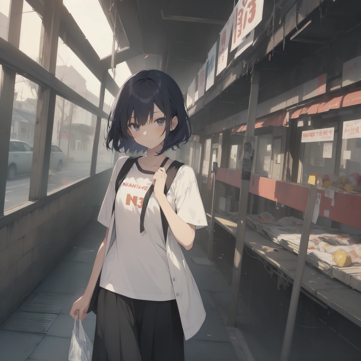 ultra-absurdres-Top quality by artist God, ultra-detailed, high resolution, anime moe artstyle, best anime 8k konachan wallpaper, pixiv contest winner, pool:2810, perfect anatomy,break, 1girl, (Please draw a girl walking sleepily to school alone. )break,(Solo,little female, 13-year-old:1.3),Full limbs, complete fingers,a junior high school student, (very short hair), short cut, flat chest, , small butt, small black eyes, beautiful detailed eyes, well-proportioned iris and pupils, expressive eyes, highres detailed hair, soft expression, salor school_uniform, sailor collar, serahuku, bow, pleated skirt,(Detailed Lighting), (Detailed background), in the School commute route. break,super detailed skin, Best cinematic lighting powered by famous artist, 8k,beauty illustration,photoshop_(medium),very aesthetic,break,((artist:yuuhagi_(amaretto-no-natsu) )), artist:clamp ,artist:carnelian ,artist:kantoku ,
