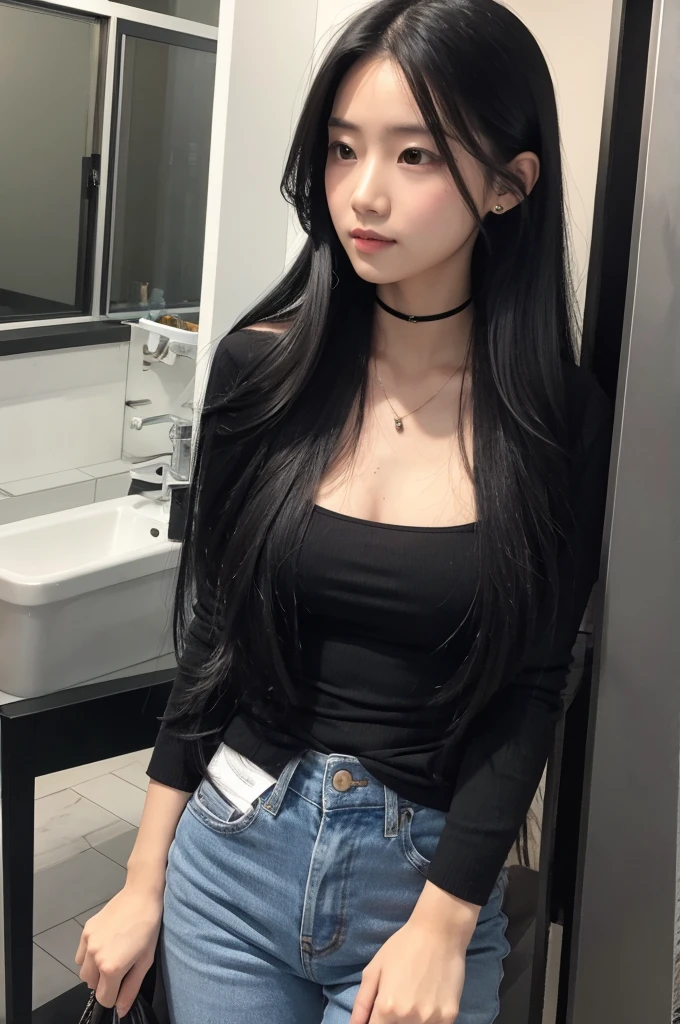 Long Black Hair　