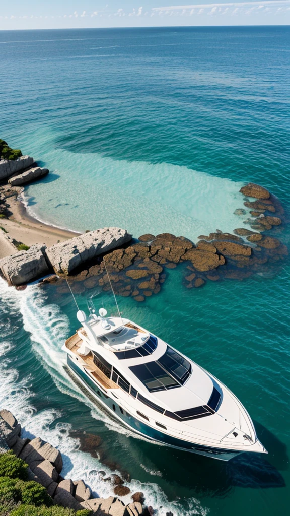 Mon point de vue si j’étais sur un yatch de luxe au milieu de locean 