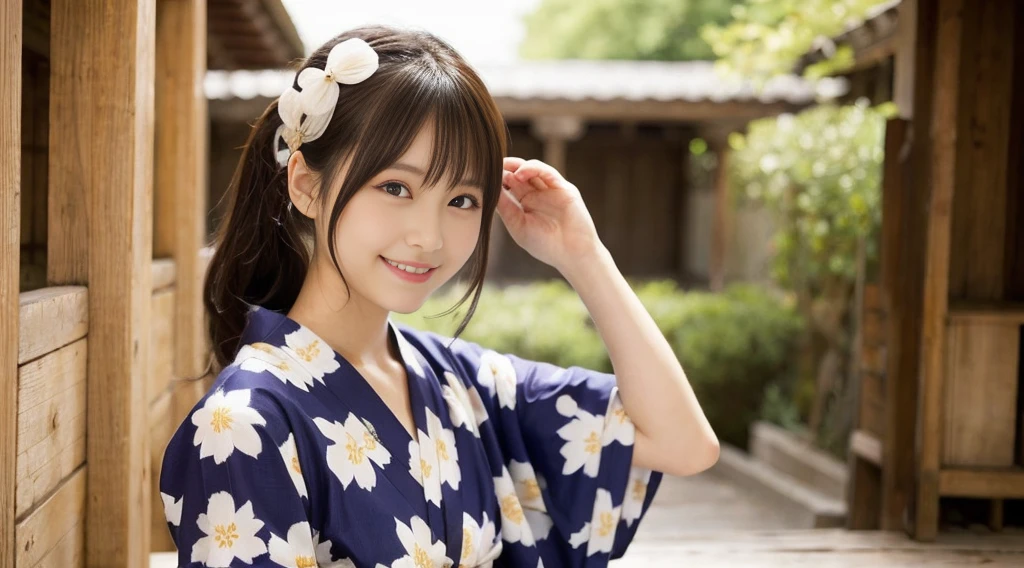 beautiful girl、yukata、cute、
