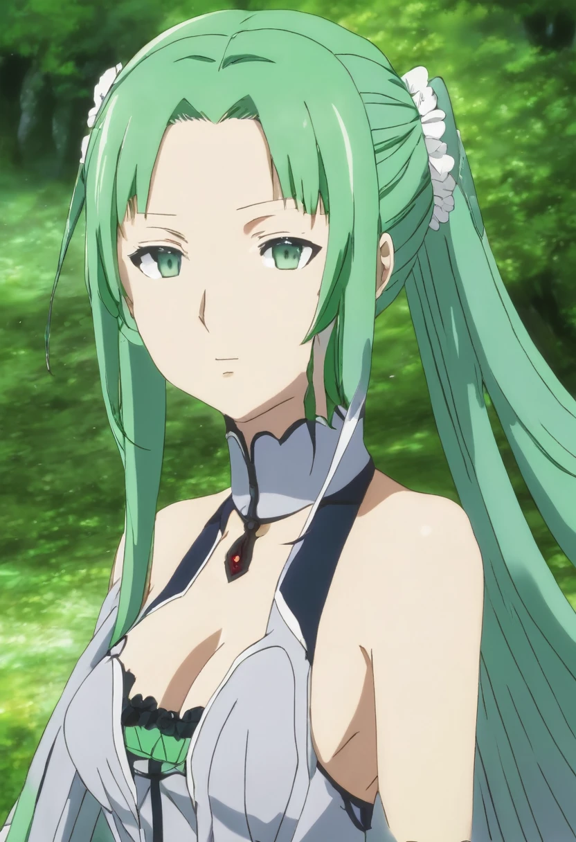 Masterpiece, best quality, very detailed, Ultra high resolution, (photorealistic:1.4), raw photos, (realistic:0.2), 1 girl, alone, long hair,,8k hdr, 1 girl,green hair, shy , medium-large breast, bright eyes, , medium-small breasts,,(Mesh series) ,Spread your legs,have sex,Vaginal sex, Dark Cave ,Red slime, bound up