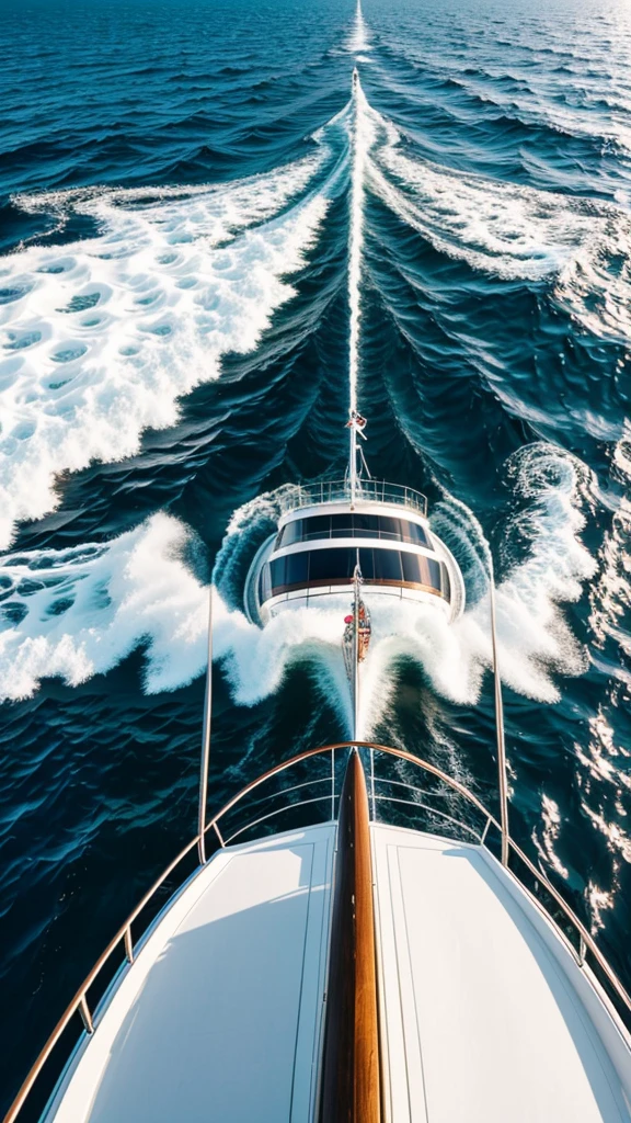 My point of view if I were aboard a luxury yacht in the middle of the sea