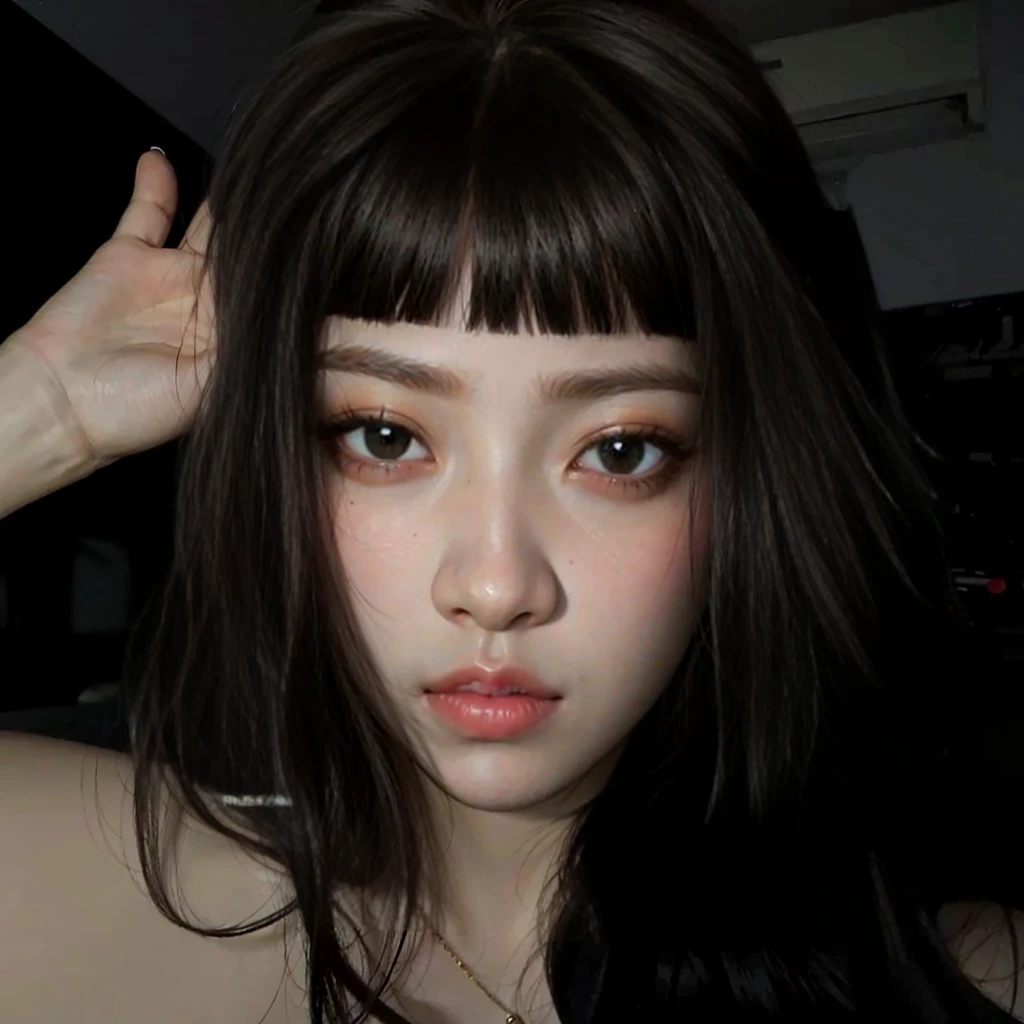 master part:1.2, best qualityer), qualidade 4K, realisitic, (Actual image, details Intricate, Depth of field), (1 girl, standing alone), make up, separated lips, highy detailed, face perfect, (skin denture), thick-thighs, Broad Hips, small waist, Cao Cao, bright coral lips, tattooed, CHEST TATTOO , ASİAN, ulzzangs, korean, ulzzang, ANDY FLOWER ASIAN, image of a woman、above the face、unsmooth skin、Masterpiece artwork、Maximum quality、8k photo、Woman in her 40s, Middle-aged Woman、wearing a mask、Keep your face close to the audience, magnificent korean woman of the best quality, Masterpiece artwork, perfect like Jennie Kim, beautiful face, (Foto realisitic: 1.3), (highly detailed skin: 1.2), 8k HD, dslr, high qualiy, high resolution, 4K, 8k, Best proportion, four fingers;, (realisitic: 1.3), handsome 1, the highest quality, a mulher ASİAN mais perfeita do mundo, so beautiful surreal features, no defects, (8k, CRU photo, best qualityer, Masterpiece artwork: 1.2), (realisitic, foto-realisitic: 1.37), ultra detali, ultra high nothing, 1 , gazing at viewer, beautiful detailed face, beautiful lips, narrow, (Waist slender: 1.3), chemise, detailed beautiful skin, texture skin, floating hair, Professional Lighting, magnificent woman, ASİAN woman, mulher ASİAN mais linda do mundo, the woman of dreams, ASİAN, lulu chen, Beautiful Chinese model, dilraba dilmurat, Qifenglin