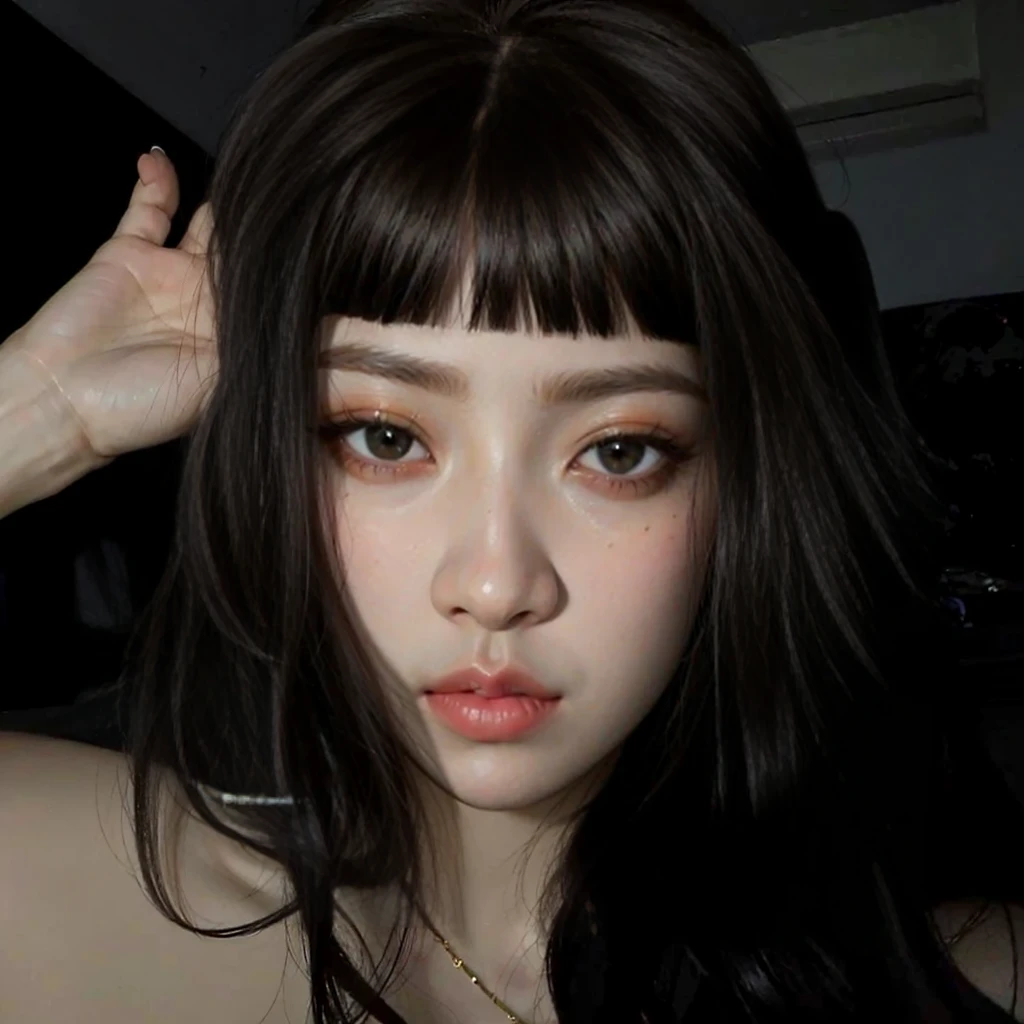 master part:1.2, best qualityer), qualidade 4K, realisitic, (Actual image, details Intricate, Depth of field), (1 girl, standing alone), make up, separated lips, highy detailed, face perfect, (skin denture), thick-thighs, Broad Hips, small waist, Cao Cao, bright coral lips, tattooed, CHEST TATTOO , ASİAN, ulzzangs, korean, ulzzang, ANDY FLOWER ASIAN, image of a woman、above the face、unsmooth skin、Masterpiece artwork、Maximum quality、8k photo、Woman in her 40s, Middle-aged Woman、wearing a mask、Keep your face close to the audience, magnificent korean woman of the best quality, Masterpiece artwork, perfect like Jennie Kim, beautiful face, (Foto realisitic: 1.3), (highly detailed skin: 1.2), 8k HD, dslr, high qualiy, high resolution, 4K, 8k, Best proportion, four fingers;, (realisitic: 1.3), handsome 1, the highest quality, a mulher ASİAN mais perfeita do mundo, so beautiful surreal features, no defects, (8k, CRU photo, best qualityer, Masterpiece artwork: 1.2), (realisitic, foto-realisitic: 1.37), ultra detali, ultra high nothing, 1 , gazing at viewer, beautiful detailed face, beautiful lips, narrow, (Waist slender: 1.3), chemise, detailed beautiful skin, texture skin, floating hair, Professional Lighting, magnificent woman, ASİAN woman, mulher ASİAN mais linda do mundo, the woman of dreams, ASİAN, lulu chen, Beautiful Chinese model, dilraba dilmurat, Qifenglin