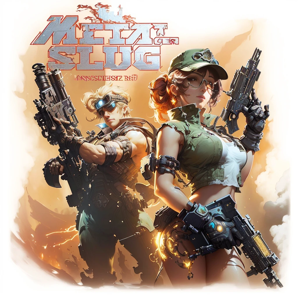 masterpiece, best quality, (extremely detailed CG unity 8k wallpaper), (best quality), (best illustration), (best shadow), absurdres, realistic lighting, (Abyss), beautiful detailed glow, art by PeterMohrBacher, Metal Slug