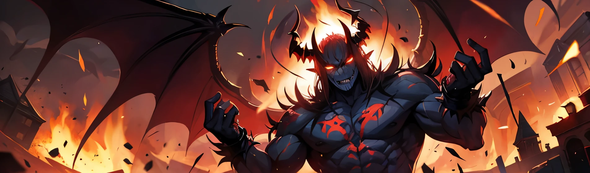 Demon man satan