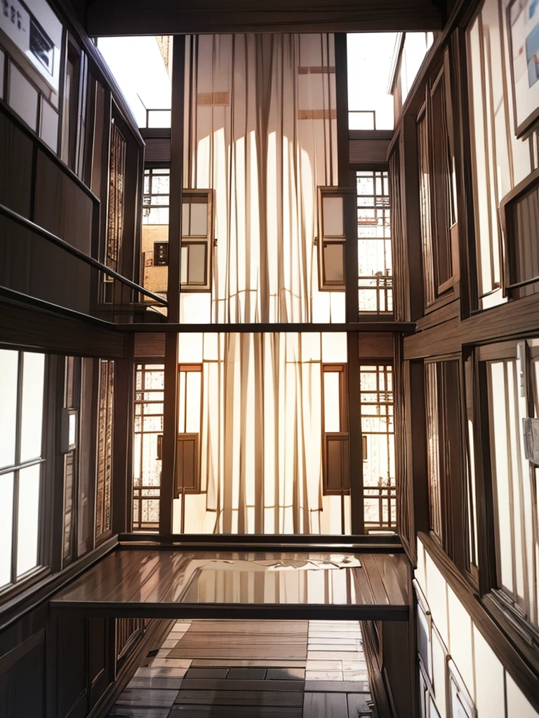 A room in a rundown love hotel