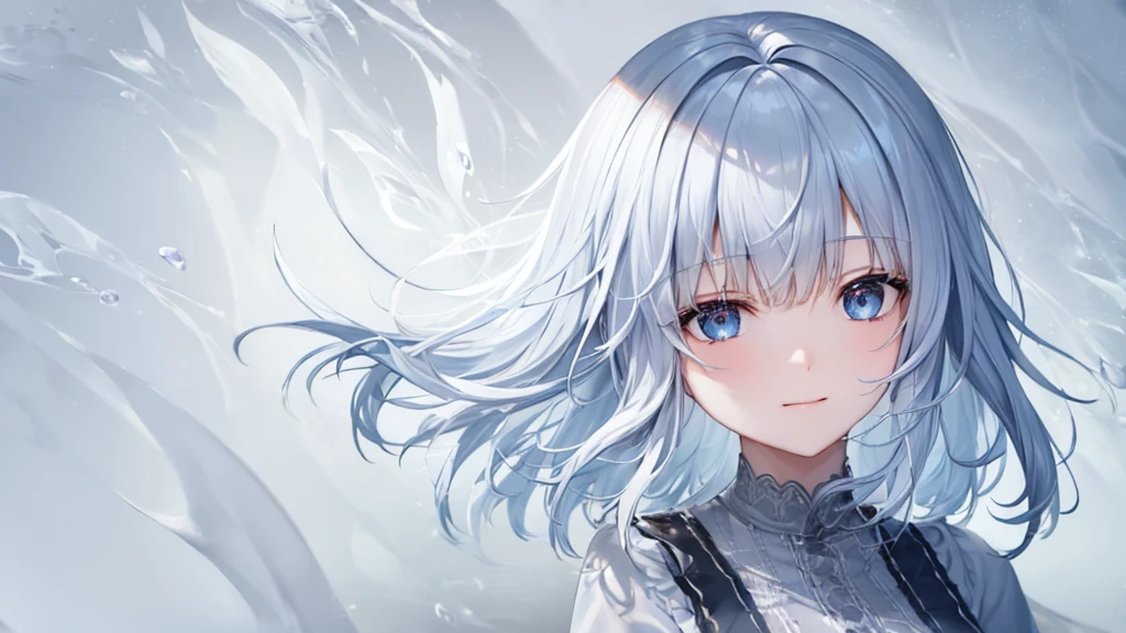 Ultra HD,Look at the viewers, Put your hands behind your back, With a girl, 20-year-old, 非常にShort Hair, Long bangs between the eyes, Pale blue eyes, Very detailed,(masterpiece、Highest quality),Gray Hair、Laughter、Fantastic, Silver Hair, Iris, Short hair、 Fluttering Hair、Small Face、明るいsmile、(Detailed face) ,Professional Lighting,Wonderful landscape,blue sky, sunlight,Looking down from above,Portraiture、Open your mouth、Flower Field、Her eyes were shining、Mysterious and enchanting atmosphere。With AI Painting、とてもShort Hair, Long bangs between the eyes, Very detailed,(masterpiece、Highest quality)、alone、Gray Hair、Fantasy, Silver Hair, Fantasyな風景、smile、Open your mouth、short hair、Short Hair、hairpin、black eye、Grey Eyes、Beautiful Eyes、Black Shirt、White hoodie