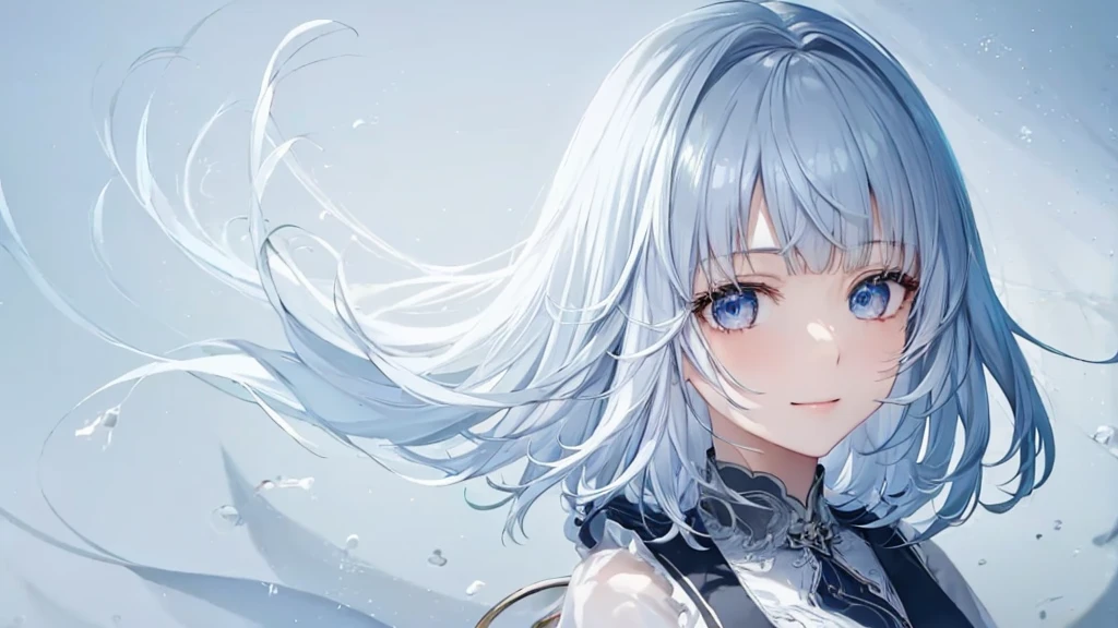 Ultra HD,Look at the viewers, Put your hands behind your back, With a girl, 20-year-old, 非常にShort Hair, Long bangs between the eyes, Pale blue eyes, Very detailed,(masterpiece、Highest quality),Gray Hair、Laughter、Fantastic, Silver Hair, Iris, Short hair、 Fluttering Hair、Small Face、明るいsmile、(Detailed face) ,Professional Lighting,Wonderful landscape,blue sky, sunlight,Looking down from above,Portraiture、Open your mouth、Flower Field、Her eyes were shining、Mysterious and enchanting atmosphere。With AI Painting、とてもShort Hair, Long bangs between the eyes, Very detailed,(masterpiece、Highest quality)、alone、Gray Hair、Fantasy, Silver Hair, Fantasyな風景、smile、Open your mouth、short hair、Short Hair、hairpin、black eye、Grey Eyes、Beautiful Eyes、Black Shirt、White hoodie