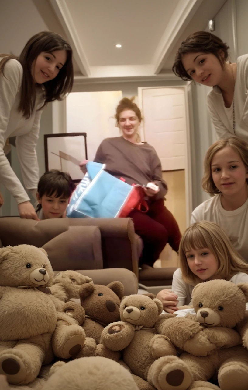 Room full of teddy bears 