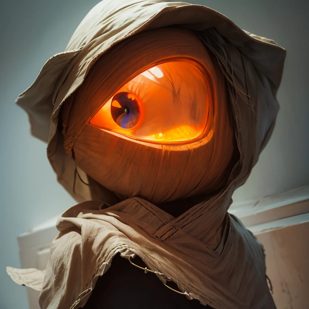 1 hunted ghost, high tech details, Red