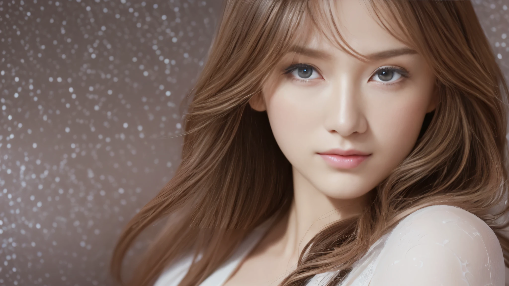 ((((highest quality))))、(((Ultra-precision CG16K wallpaper)))、(((masterpiece)))、(((Super detailed)))、(((super extreme details)))、1people's women、mature woman、24 year old woman、((Japanese face))、((very beautiful face))、((Mai Shiraishi:1.5))、((straight semi-long hair、blunt bangs))、(shiny brown hair)、beautiful delicate eyes、brown eyes、raised eyebrows、high nose、small nostrils、small mouth、seductive lips、beautiful breasts、((C cup size breasts))、cleavage、plump body、(Chubby body type)、perfect proportions、perfect anatomy、perfect composition、beautiful detailed shading、beautiful natural lighting、beautiful detail glow、Depth of the bounds written、(((High chroma)))、(((real:1.9)))、((vivid:1.5))、((edge:1.6))、((beautiful skin))、((skin texture))、((Realistic skin feel))、(((cowboy shot、Thigh:1.5)))、((Angle seen from the front:1.5))、((Surprised face with open mouth:1.4))、(Eyes looking at me:1.5)、Bright daylight、Natural light、(((outside the dilapidated building:1.2)))、(standing pose:1.5)、(((Wearing a heavily torn mint green tank top、Wearing severely torn white shorts:1.6)))、((Completely naked:1.2))、((earrings、wearing necklace:1.3))、