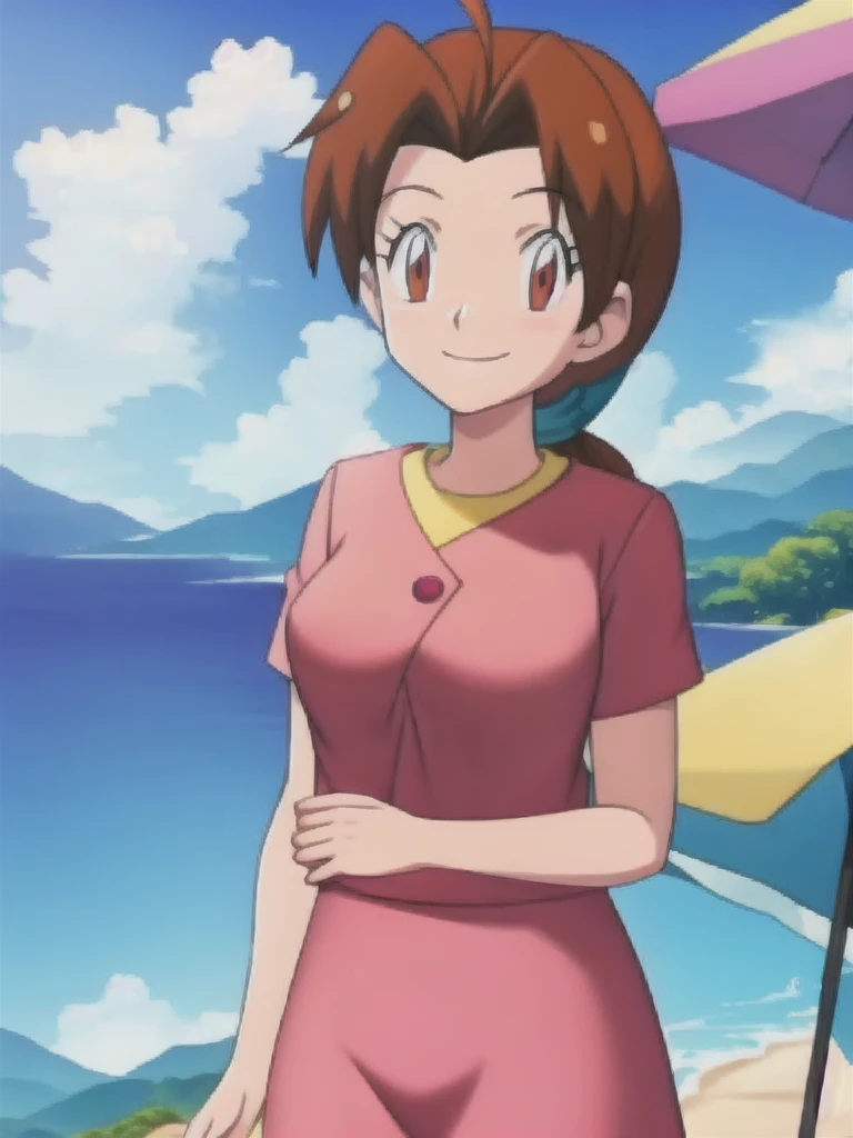Delia_Ketchum, ,smile