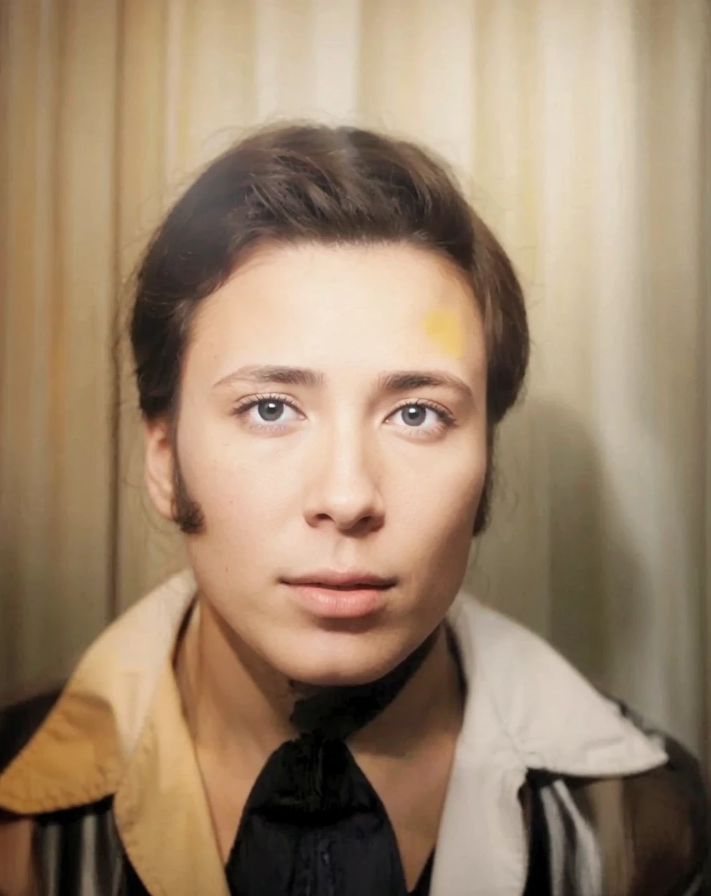 Coloring the image with appropriate realistic colors and making the image realistic. I increased the clarity without changing the features. The image of a 30-year-old man.