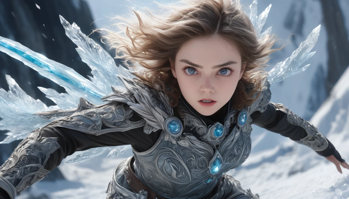 Realistic photos, RAW Photos, Alexander, attacks viewer, Powerful movements, jump on prey, ((Dynamic jump)), , Alexander approaching from above, sudden approach, Bad-tempered, dynamic Shot from grand, ice magic,High resolution, masterpiece, Highest quality, Intricate details, Very detailed, Clear focus,texture, Delicate eyes, Professional, 4K,Shallow and deep, Kodak Vision Color, Exactly, Very detailed, photograph_\(Extremist\), photographpractical, practical, Post-processing, Maximum details, Roughness, Real Life, Extremist practical, Photorealism, photographgraphy, 8K Ultra HD, photographgraphy