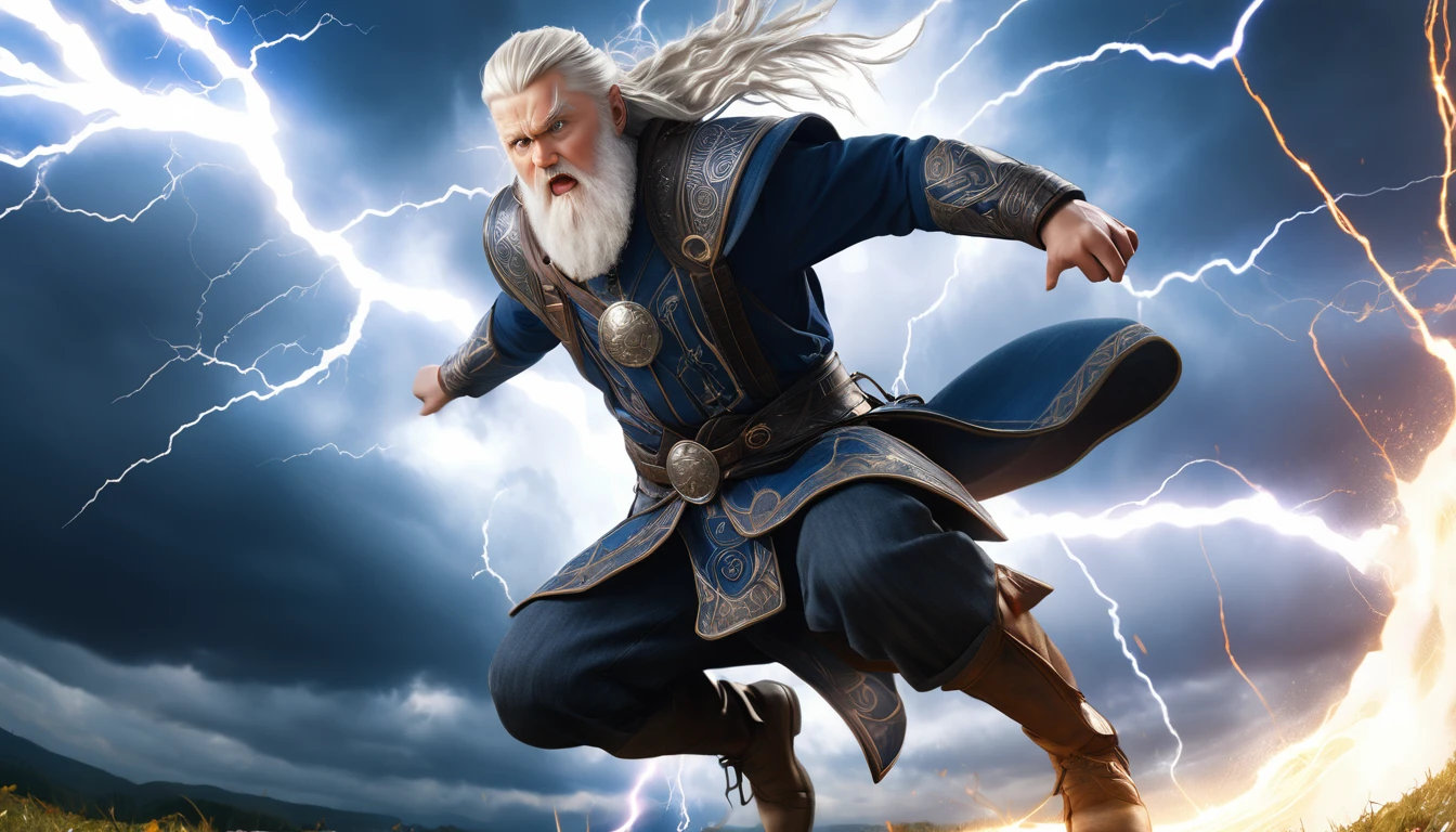 Realistic photos, RAW Photos, Odin, attacks viewer, Powerful movements, jump on prey, ((Dynamic jump)),
Odin approaching from above, sudden approach, Bad-tempered, dynamic Shot from grand, lightning magic,High resolution, masterpiece, Highest quality, Intricate details, Very detailed, Clear focus,texture, Delicate eyes, Professional, 4K,Shallow and deep, Kodak Vision Color, Exactly, Very detailed, photograph_\(Extremist\), photographpractical, practical, Post-processing, Maximum details, Roughness, Real Life, Extremist practical, Photorealism, photographgraphy, 8K Ultra HD, photographgraphy