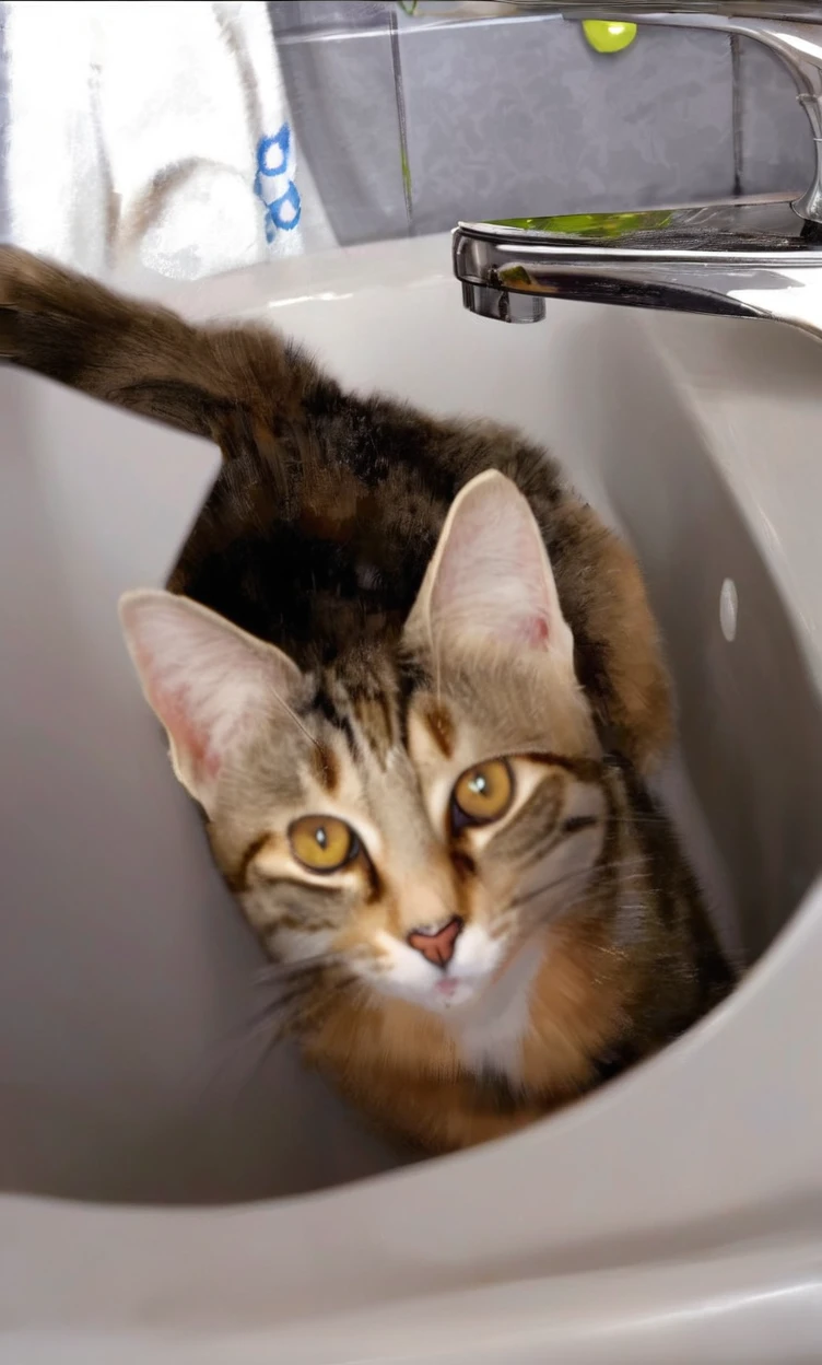 Charlotte the little house cat 