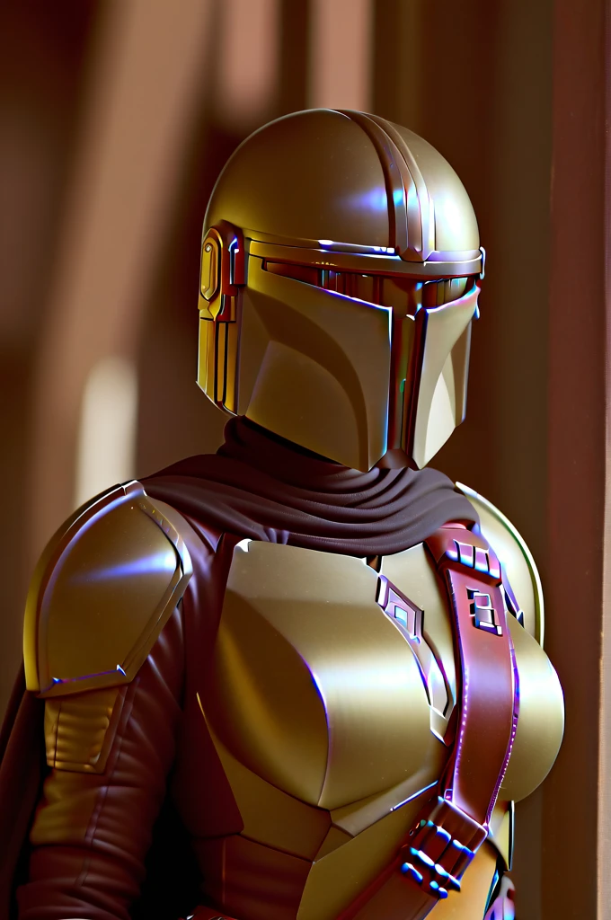 a female twi'lek mandalorian, beautiful detailed eyes, beautiful detailed lips, extremely detailed face, long eyelashes, mandalorian armor, sci-fi, cinematic lighting, dramatic, epic, intricate details, hyper-realistic, 8k, high-quality, photorealistic