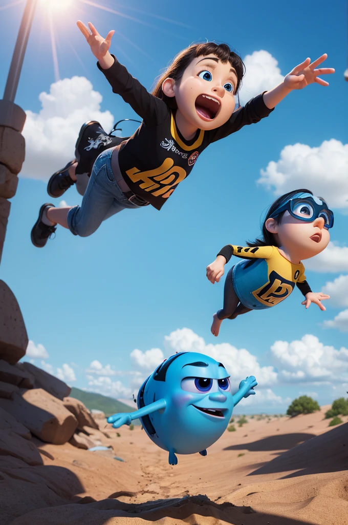 3d pixar style