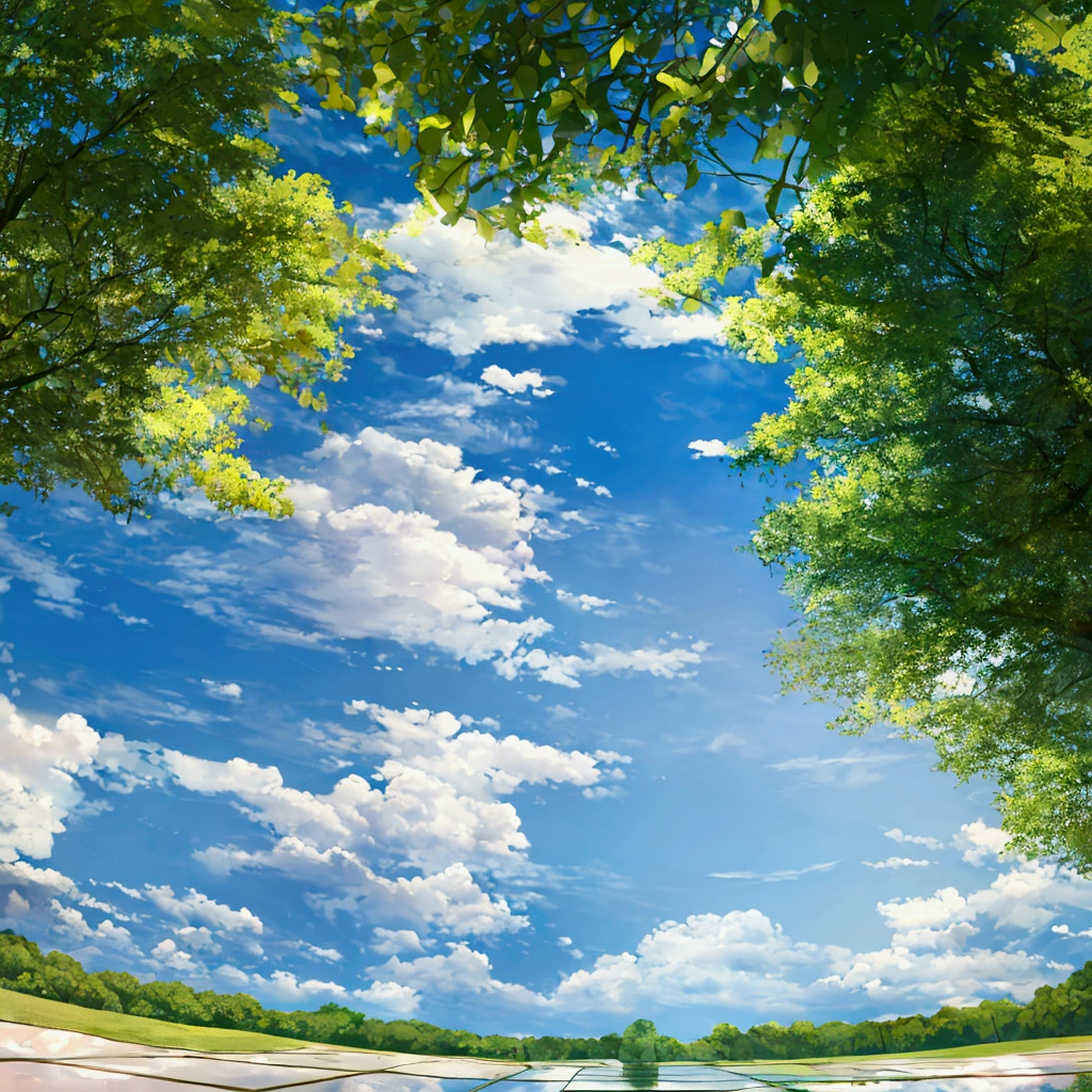 The sky reflected from the ground