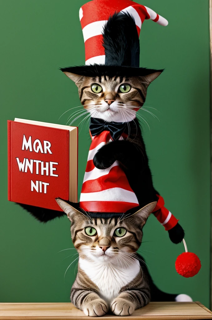 cat in the hat from the book written by dr.seuss