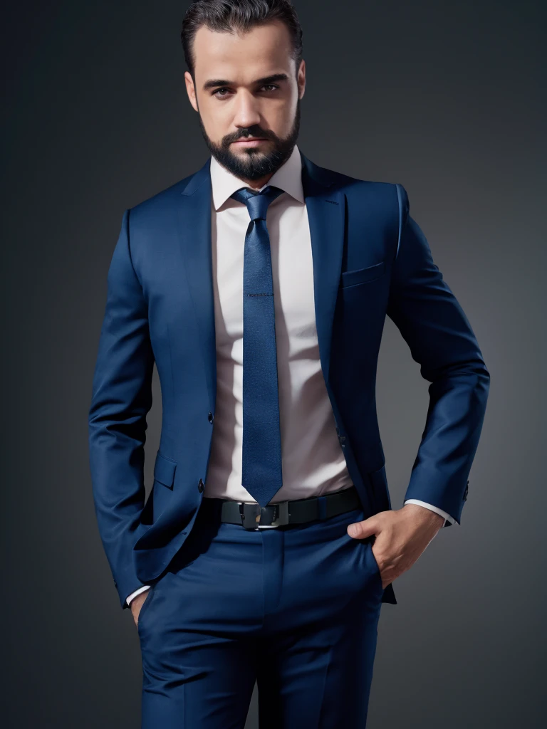 Homme en costume, un petit peu de barbe, Wear a black business suit, Neat model, Montrer son visage, Photo de profil professionnelle, Business Wear, Office Wear, high resolucion, шедевр, beste-Qualit, intricate high detail, highly detailed, mise au point nette, texture, detailled eyes, professionnel, 4K, Tournage en Canon, 85 mm, faible profondeur de champ, Vision couleur Kodak, perfect fit body, extremly detailed, photo_\(ultra\), photo realist, Post-traitement, Maximum details, roughness, real life, ultra realist, rendering, photographie, 8K UHD, photographie (grain de film)