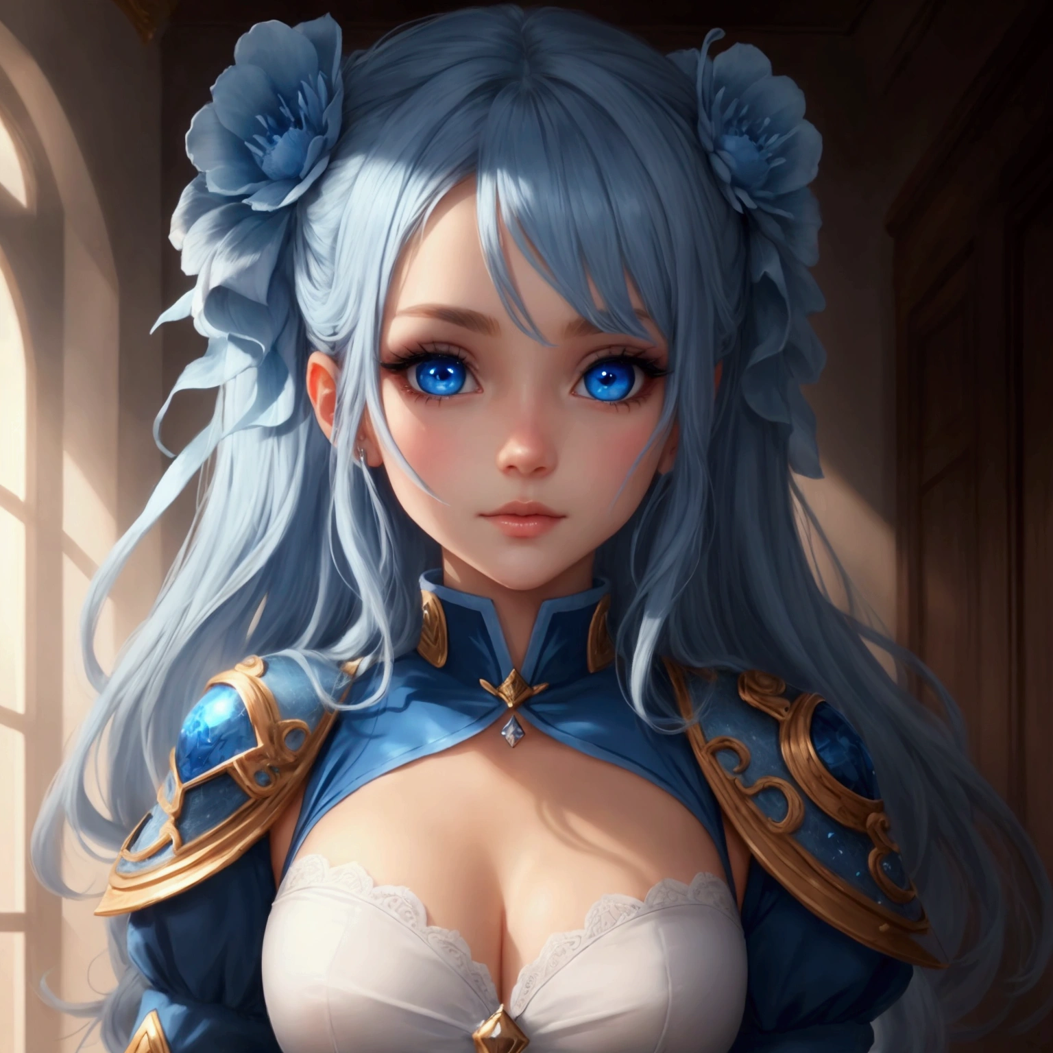 blue eyes
