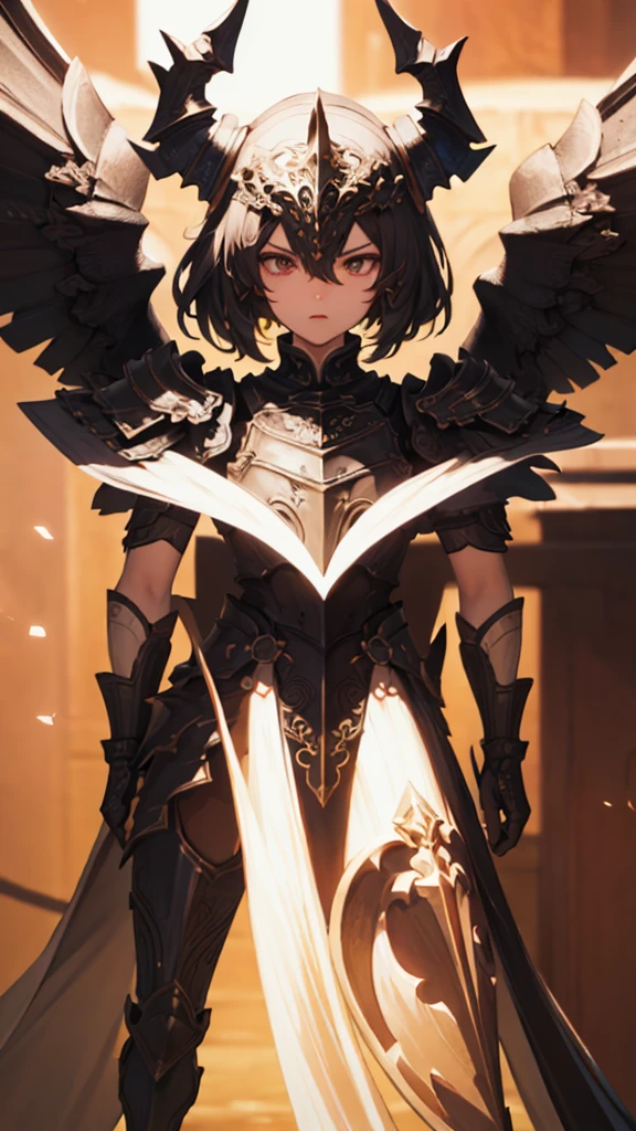 (masterpiece, 4K ,Super detailed:1.2), (anime:1), (Perfect quality), (anger), The whole body is shown, View Viewer, Holding a sword, (((Adult body))), A female knight with a perfect body, Beautiful and well-groomed face, Muscular body:1.4,A detailed breastplate, Gauntlet