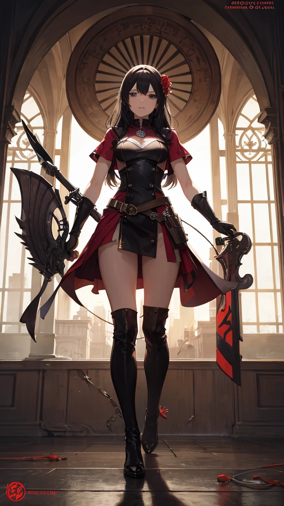 (masterpiece, 4K ,Super detailed:1.2), (anime:1), (Perfect quality), (anger), (((Adult body))), The whole body is shown, View Viewer, Holding a longsword, Adult women, tall, Full Body Art, Knight's full plate decorated armor, Silver Cape, Perfect detail, Desperate look, Ultra violent women, Powerfully々And, Muscular