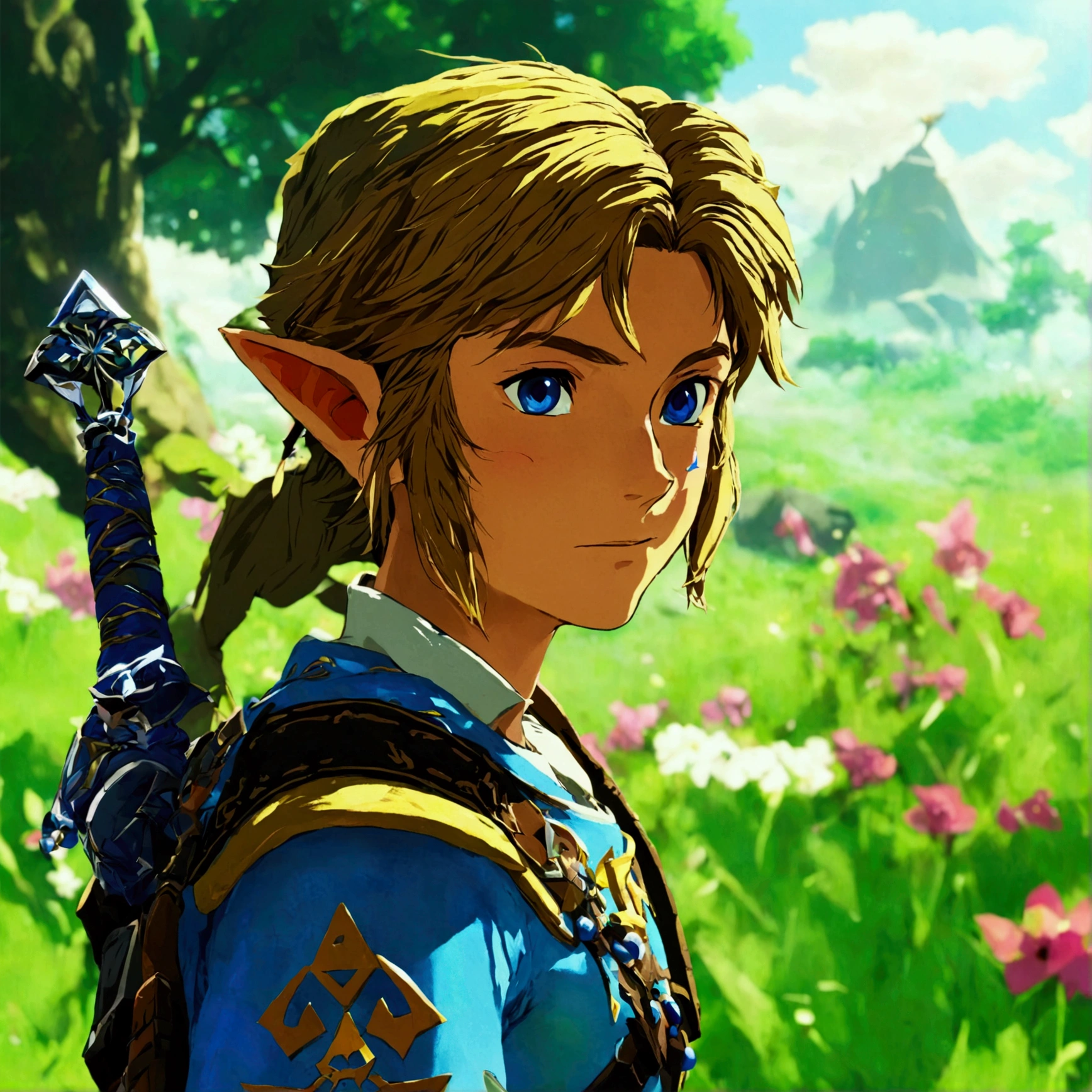 Reset the theme。Now what's next、The world of The Legend of Zelda: Ocarina of Time、From the link's perspective、「Hyrule Field」Faithfully reproduce the。however、Absolutely no characters or people。