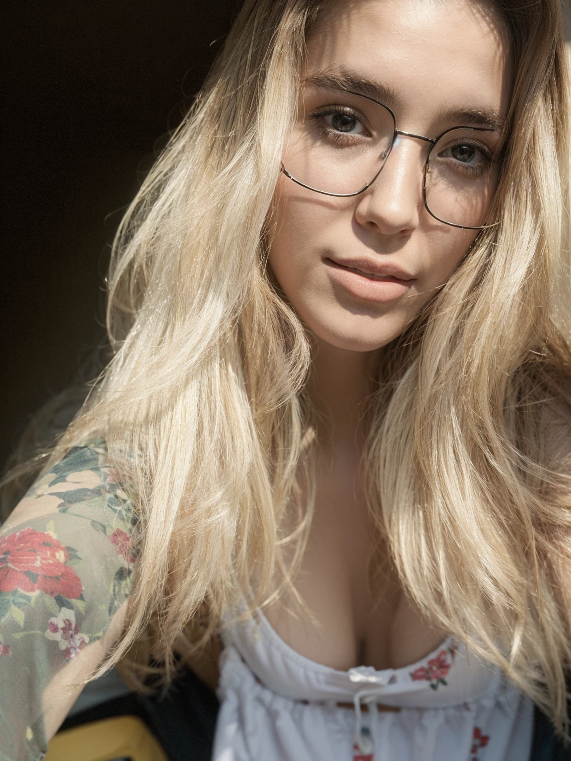 1girl, summer time Long Hair,