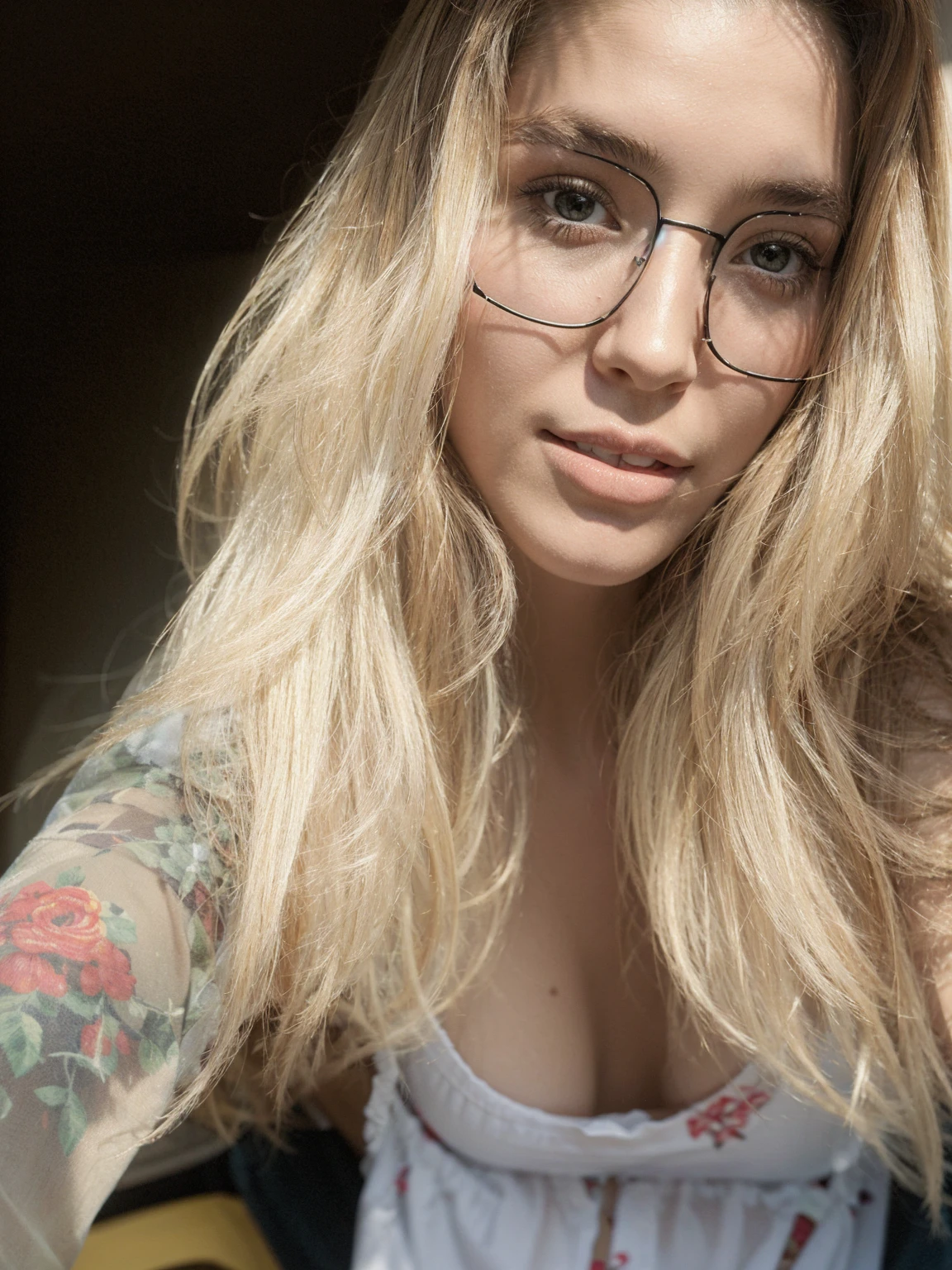 1girl, summer time Long Hair,